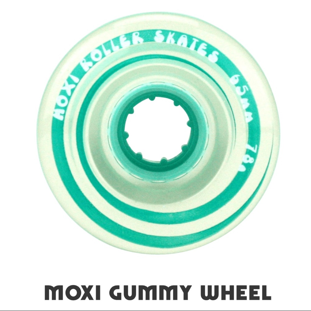 Moxi Gummy Wheel 8-Pack - Sea Foam